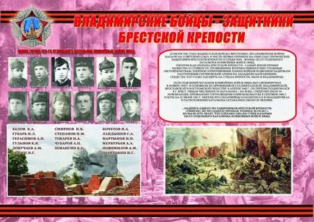 Подвиг защитников брестской крепости