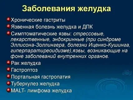 Язва симптомы у взрослых мужчин