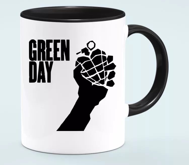 Песня дайте кружку. Кружка Green Day. Green Day логотип группы. Green Day фигурка.