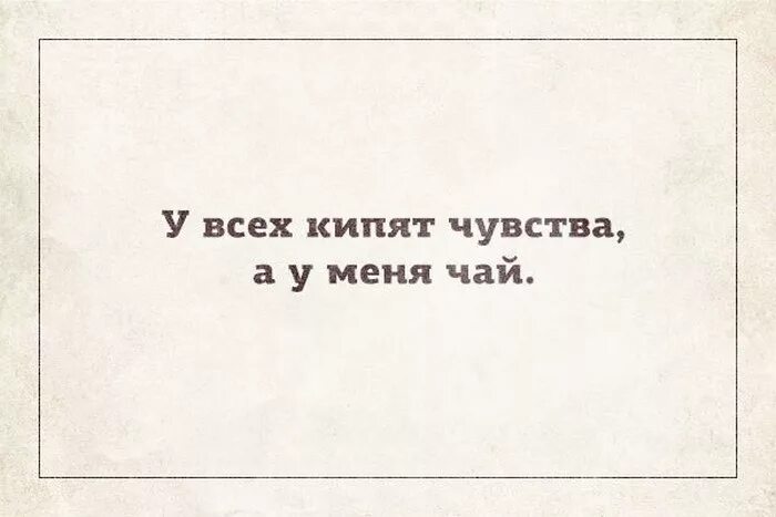 Чувства кипят. У всех кипят чувства а у меня. У всех кипят чувства а у меня чай. У всех кипят чувства а у меня чаечек. У всех кипят чувства а у меня чаечек картинка.