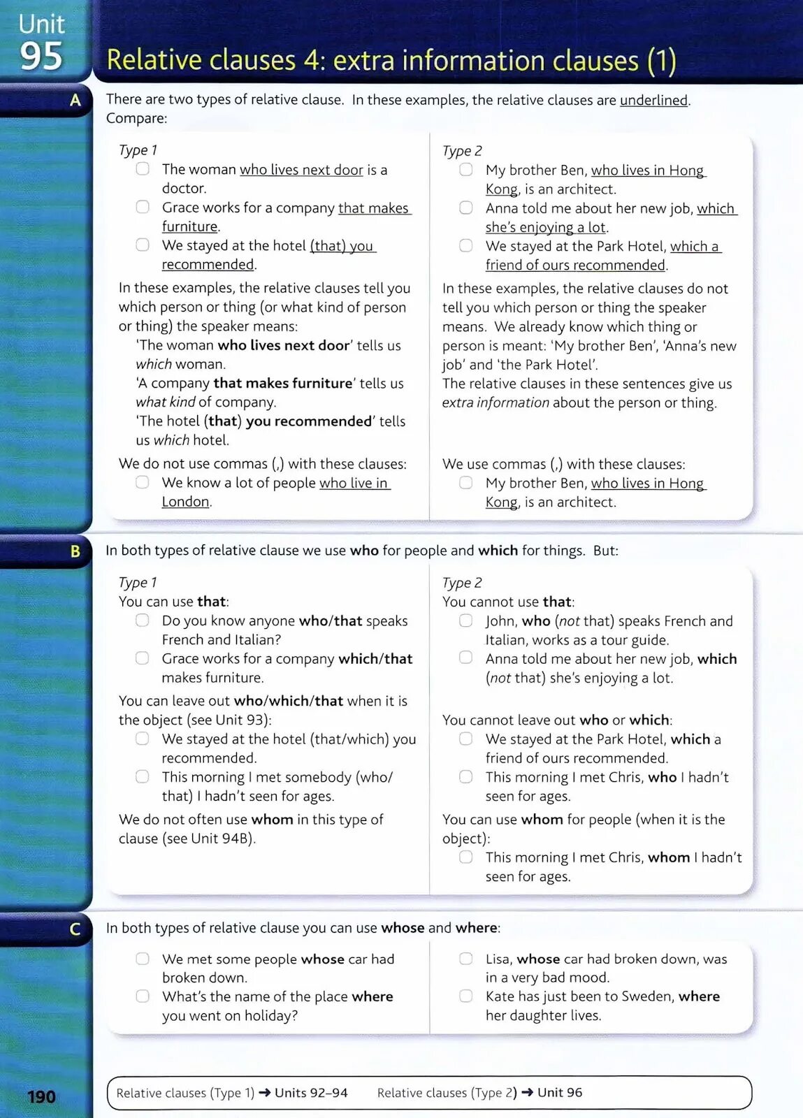 Relative units. English Grammar in use Intermediate Keys. Мерфи Intermediate ключи 13.2. Relative Clauses Extra information. English Grammar in use 4th Murphy.