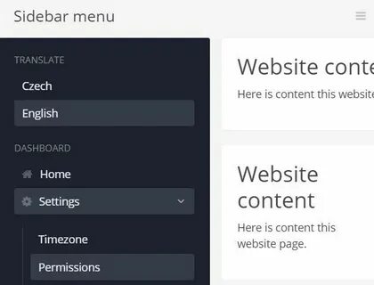 Bootstrap меню