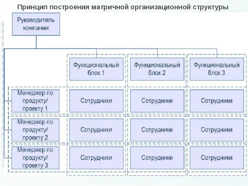 Принципы матричной структуры управления