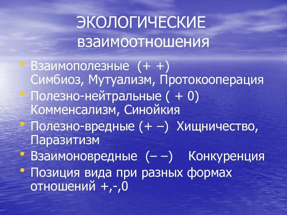 Экология отношения организмов. Типы взаимоотношений в экологии. Типы взаимодействия экология. Виды экологических взаимодействий. Типы экологических отношений.