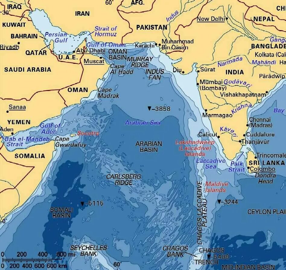 Границы Аравийского моря на карте. Аравийское море на карте. Аравийское море границы.