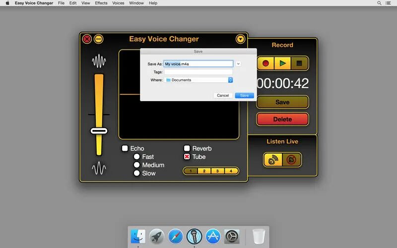 Voice Changer 3000. Программа для изменения голоса. Voice Changer for Mac. Easy voice