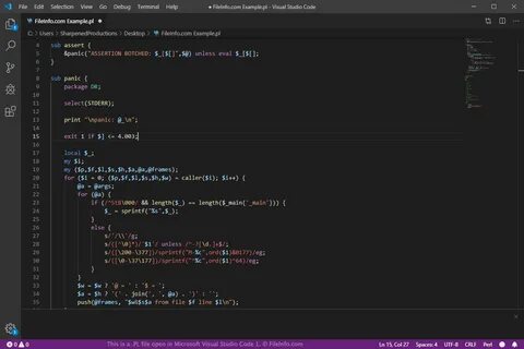 Code example