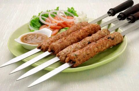 Рецепт куриного люля кебаб на мангале