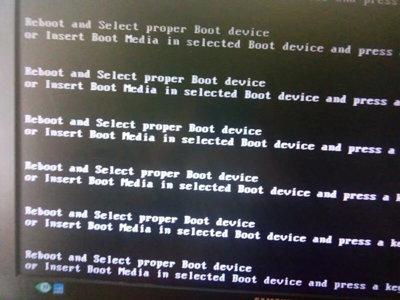 Ошибка Reboot and select proper Boot device and Press a Key. Ошибка Reboot and select proper Boot device. Ошибка Reboot and select proper Boot device or Insert Boot Media. Ошибка Reboot and select proper Boot device and Press a Key что делать. Ошибка boot and select proper boot device