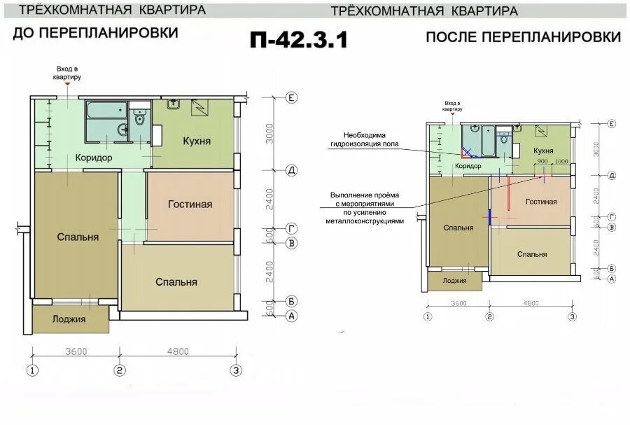 П-42 планировка. Перепланировка трехкомнатной квартиры. П-42 планировка с размерами. Дом п 42 планировка.