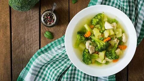 Брокколи горошек
