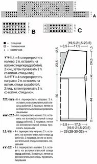 Платье туника спицами схема