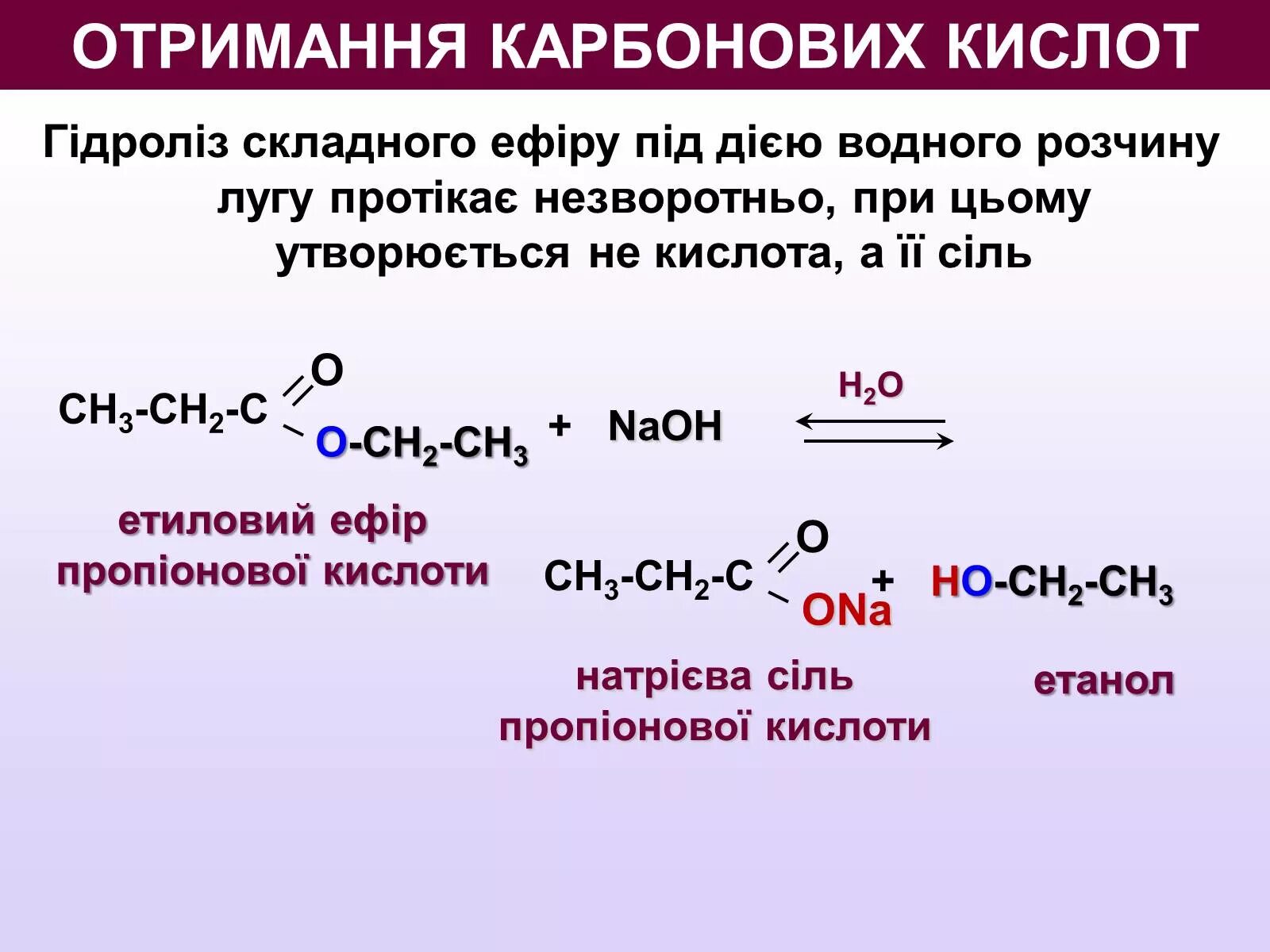 Способы получения карбоновых кислот. Методы синтеза карбоновых кислот. Способы получения карбоновых кислот реакции. Щелочной гидролиз сложных эфиров. Из алкана карбоновую кислоту