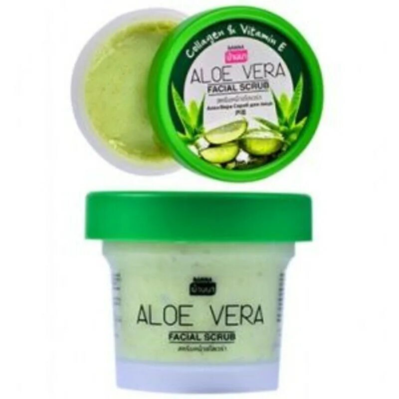 Скраб для лица с алоэ Banna, 100 мл. Aloe Vera Scrub для лица. Скраб для лица цена