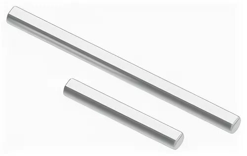 Ось 4 мм. Плоская круглая проставка tetrix max (6 шт в упаковке). chrome steel smooth bar-134mm. ось 6-12 a11840.