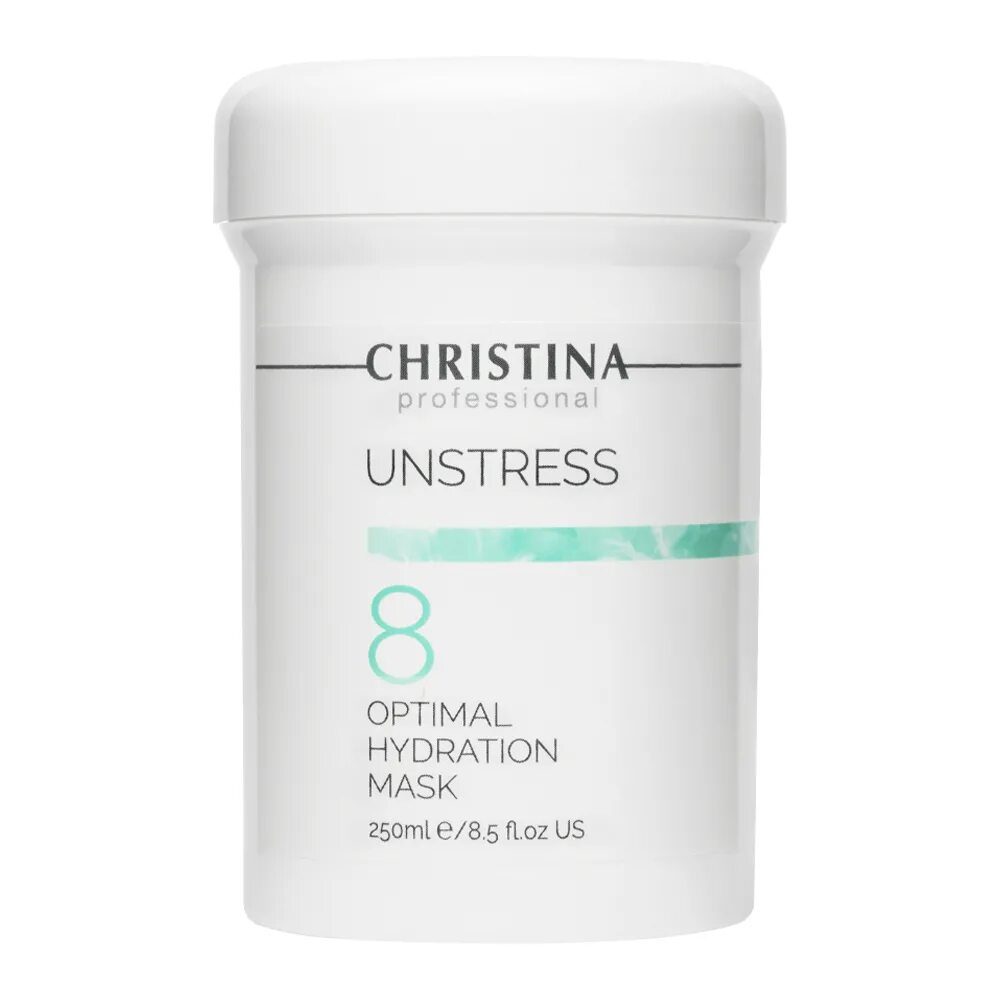 Unstress OPTIMAL Hydration Mask оптимально увлажняющая маска (шаг 8), 250 мл. Christina маски Unstress. Christina Unstress Relaxing massage Cream.