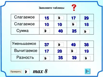 Вычитаемое 5 разность 6 найди уменьшаемое