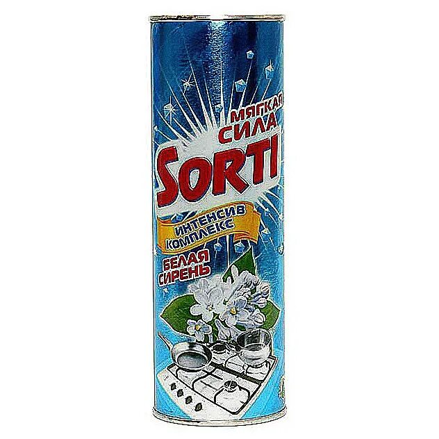 Sorti порошок 400гр. Сорти чистящий порошок 400 гр. Порошок sorti Color 400гр. Сорти чистящ.порошок 500гр. Лимон *6/24. Чистящее 400 гр