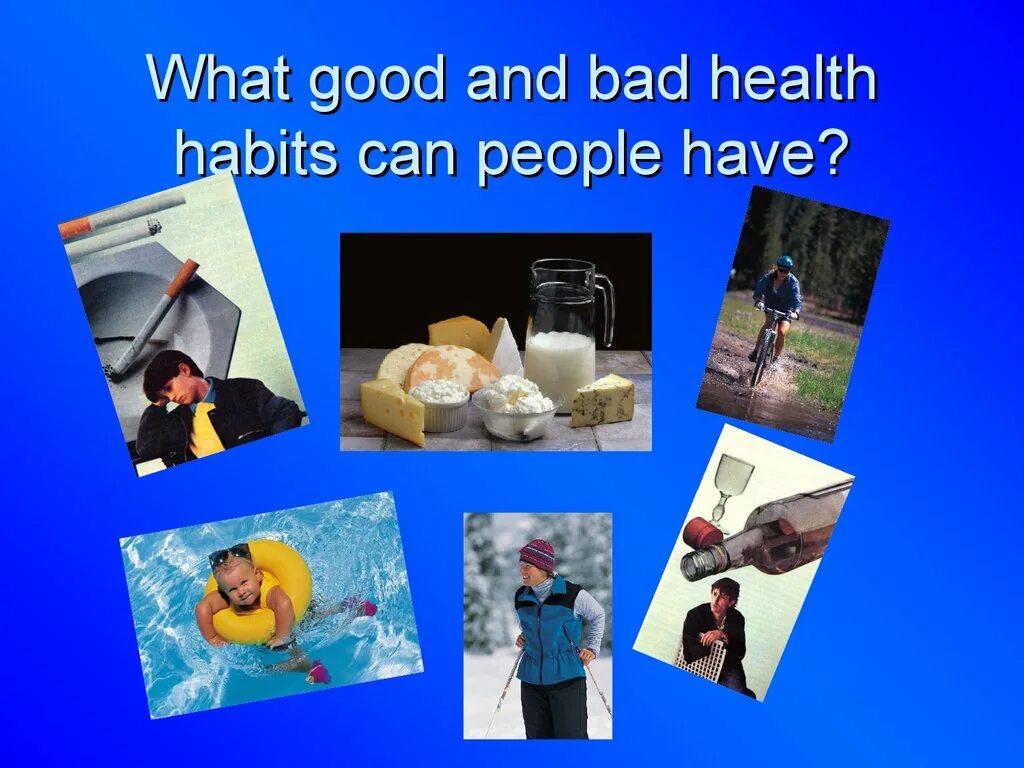 Good Habits презентация. Bad Habits презентация. Bad Health Habits. Good and bad habits