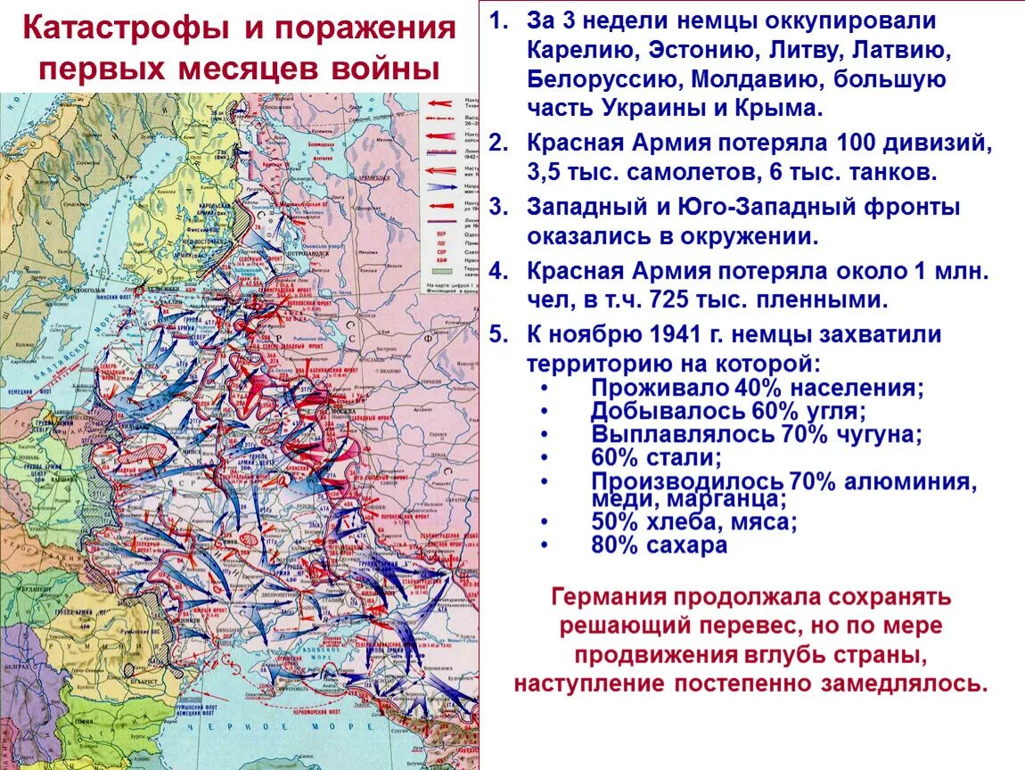 Неудачи первых недель войны. Наступление Германии 22 июня 1941. Карта ВОВ 22 июня 1941 года. Наступление Германии на СССР июль 1941.