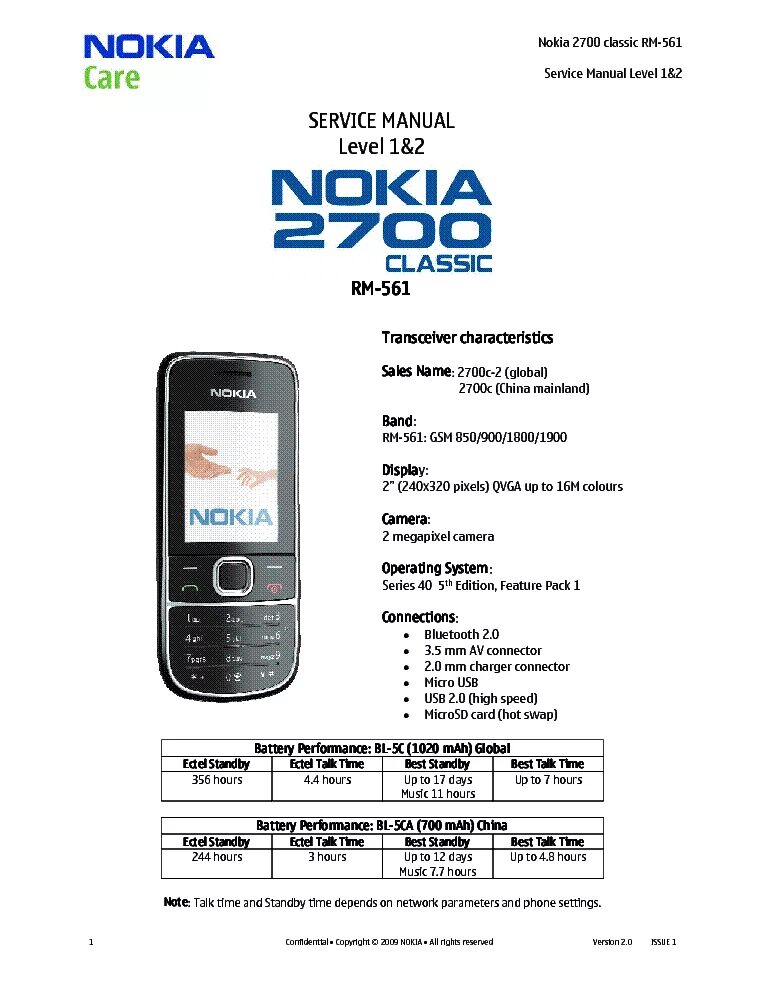 Телефоны нокиа инструкция. Нокиа кнопочный 2700. Nokia 2700 RM-561. Nokia 2700c-2. Nokia Corporation model 2700c-2 Type: RM-561.