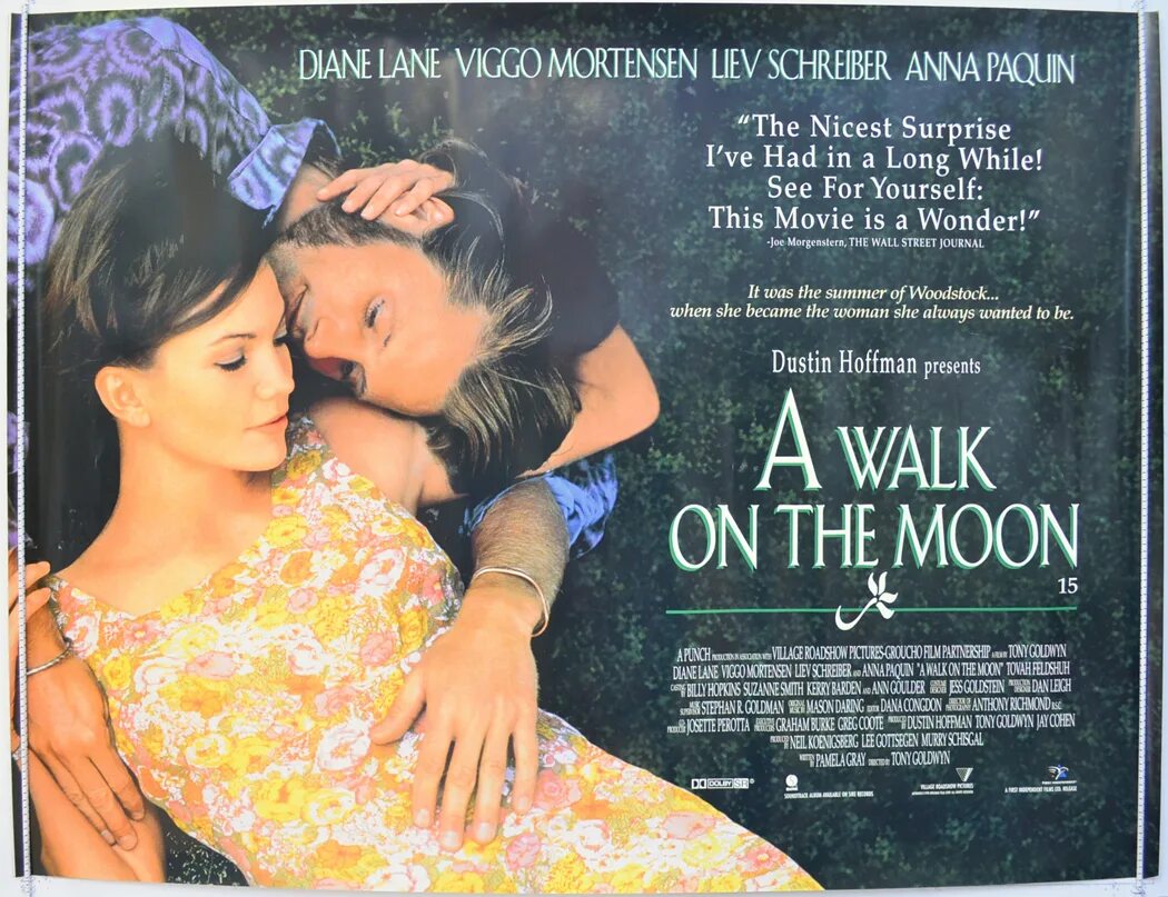 A walk on the Moon Anna Paquin. A walk on the Moon 1999 poster. Walk to the Moon. Walking on the moon