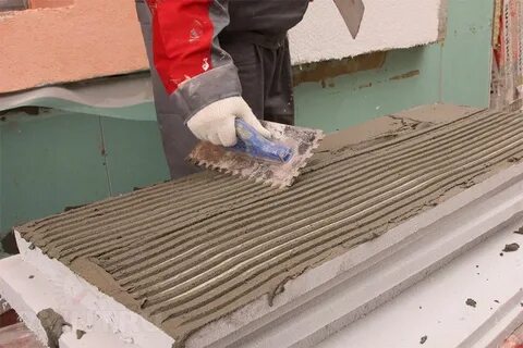Как правильно клеить пенопласт видео