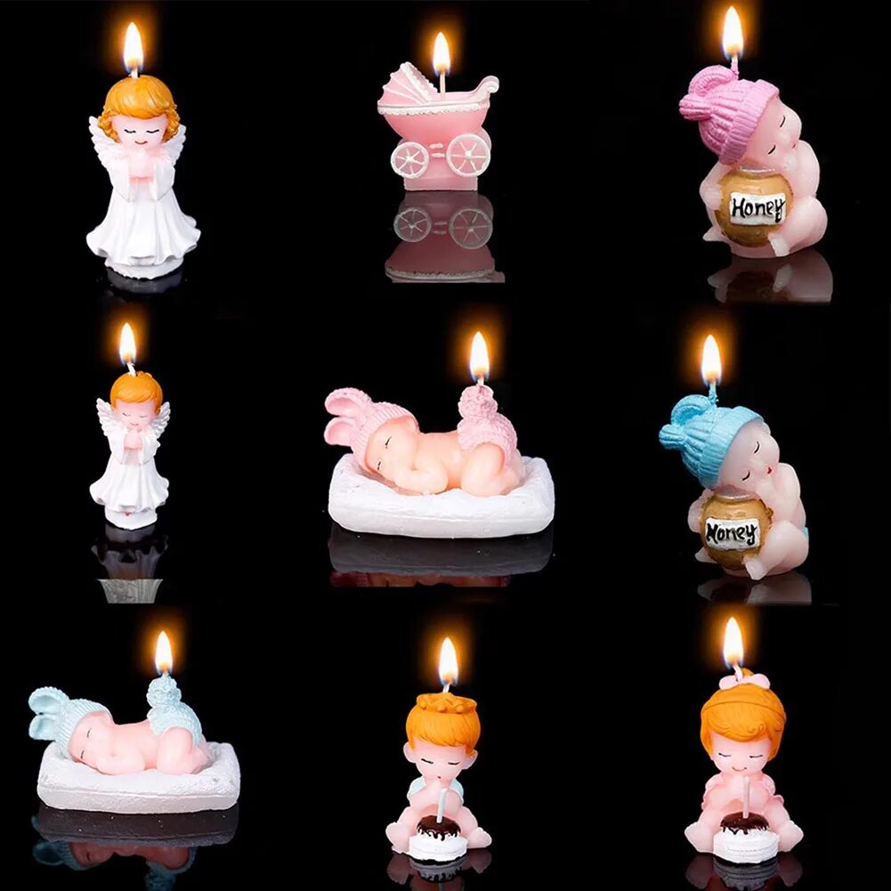 Свечки фигурки. Свечки фигурки. Свечки фигурки. Статуэтка ангелочек с подсветкой. Свечи фигурки.