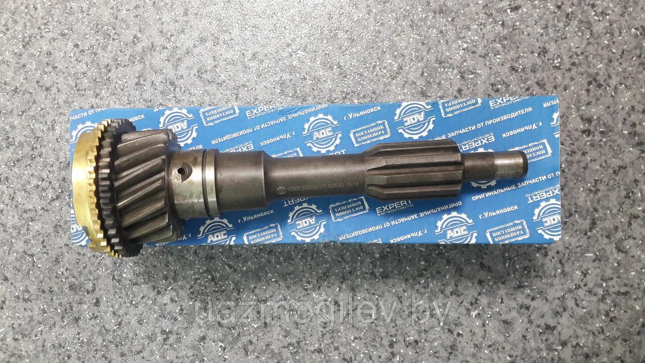 Вал 35 мм. 3160-1701025. вал первичный кпп(ямз) 0905-1701025 – усиленный (51 мм) для кпп 0905. rg469-1701025. вал первичный уаз 3160-1701025 в сборе.