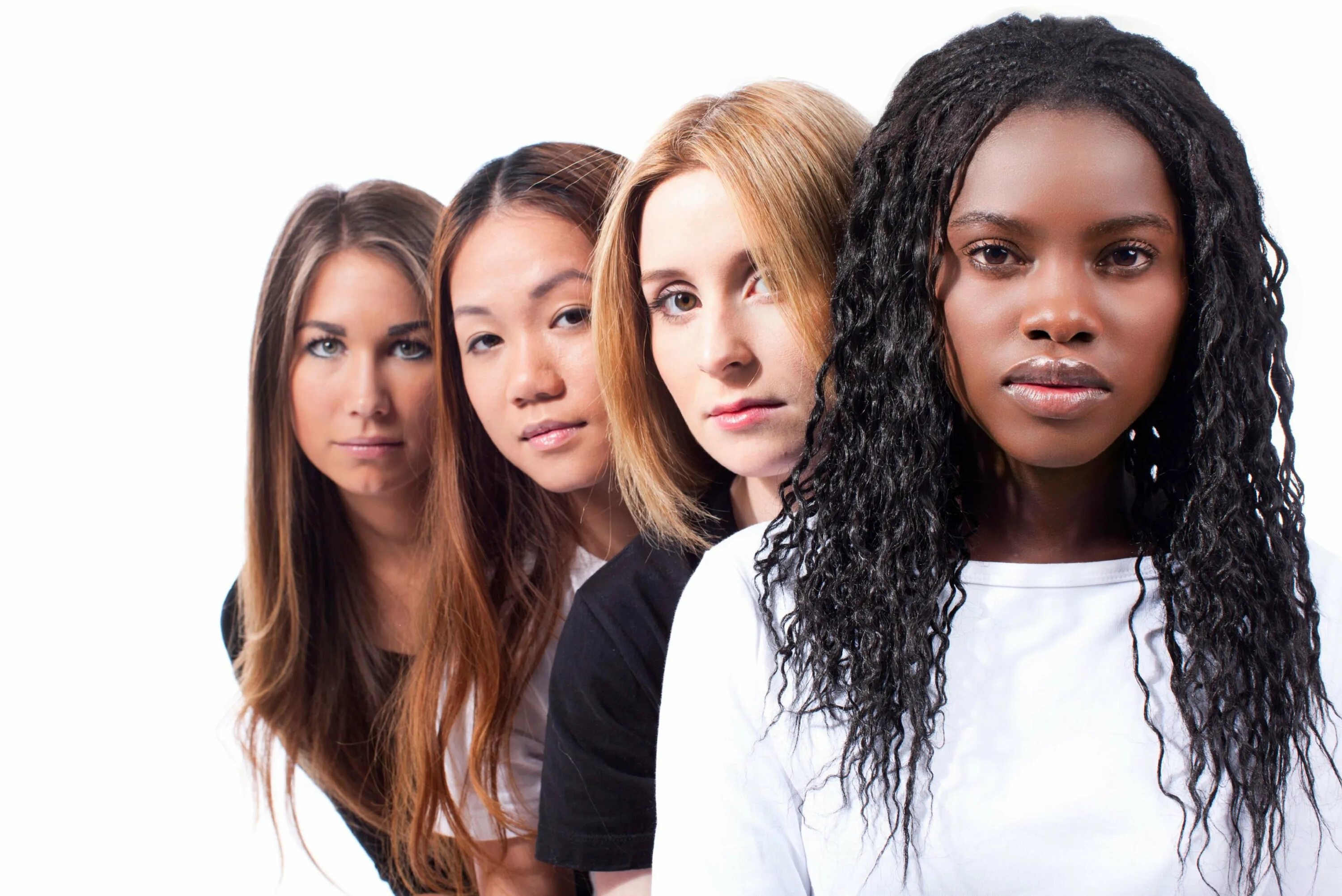 Different races. Люди разных рас. Девушки с разным цветом кожи. Разные расы. Разный цвет кожи.