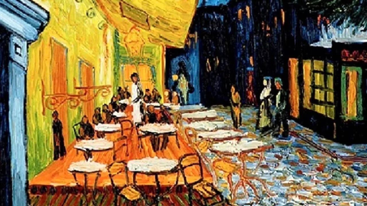 The cafe terrace