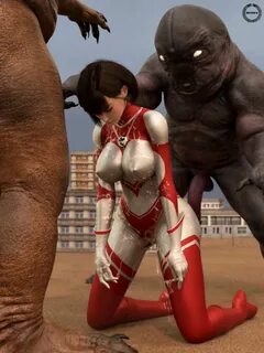 3d poils de poisson ultra salé Ultraman Katia: horreur! 