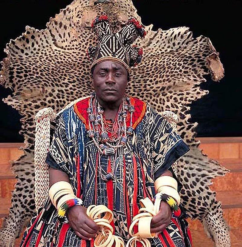Принц Камеруна. Король Нигерии. Король Банса. Африканский вождь.