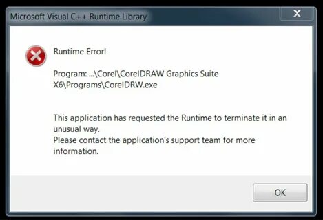 Runtime error 0