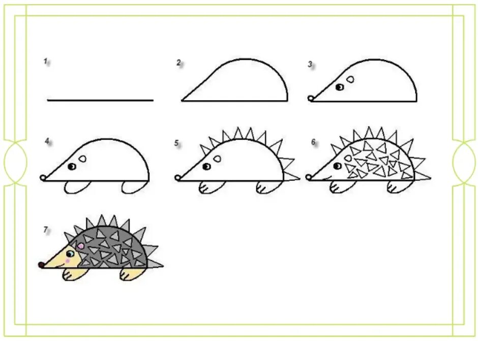 Поэтапное рисование ежика. Этапы рисования Ёжика. Ежик поэтапное рисование для детей. Поэтапное рисование ежа для детей. Ежи поэтапно