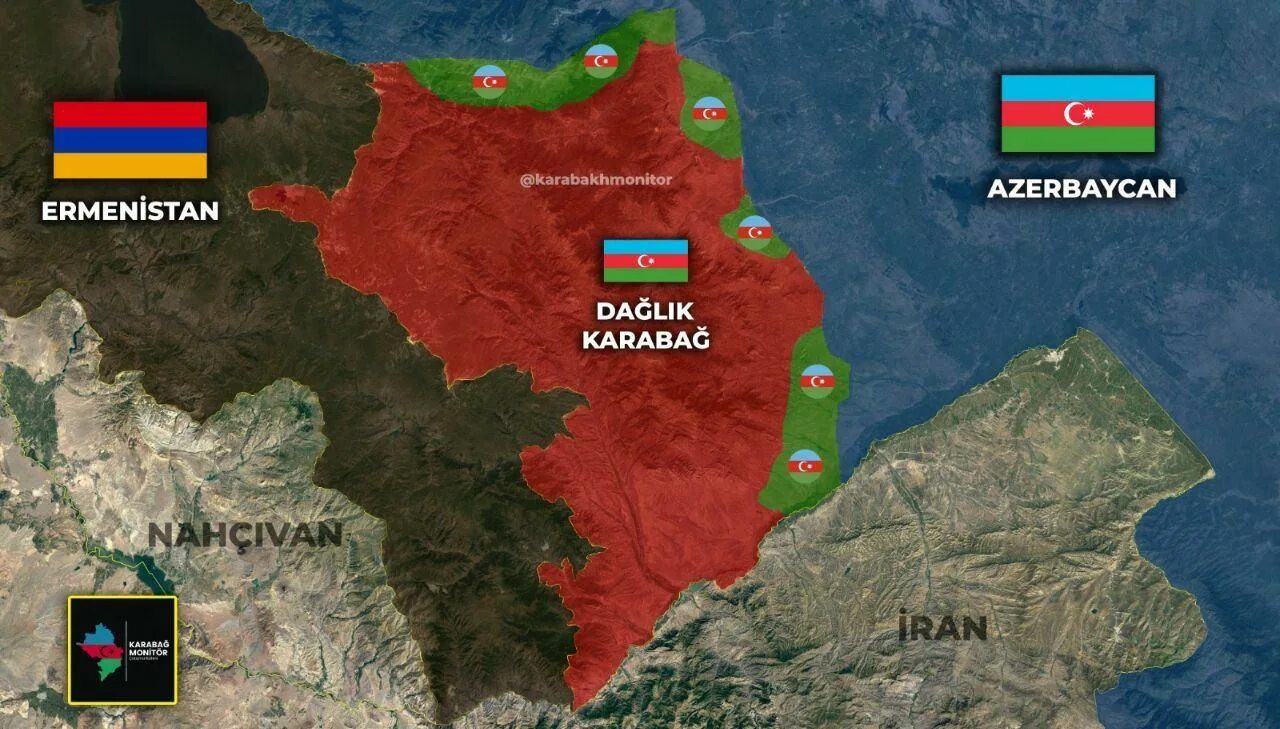 Нагорный Карабах на карте Армении и Азербайджана. Армения Азербайджан конфликт карта. Азербайджан начал армению