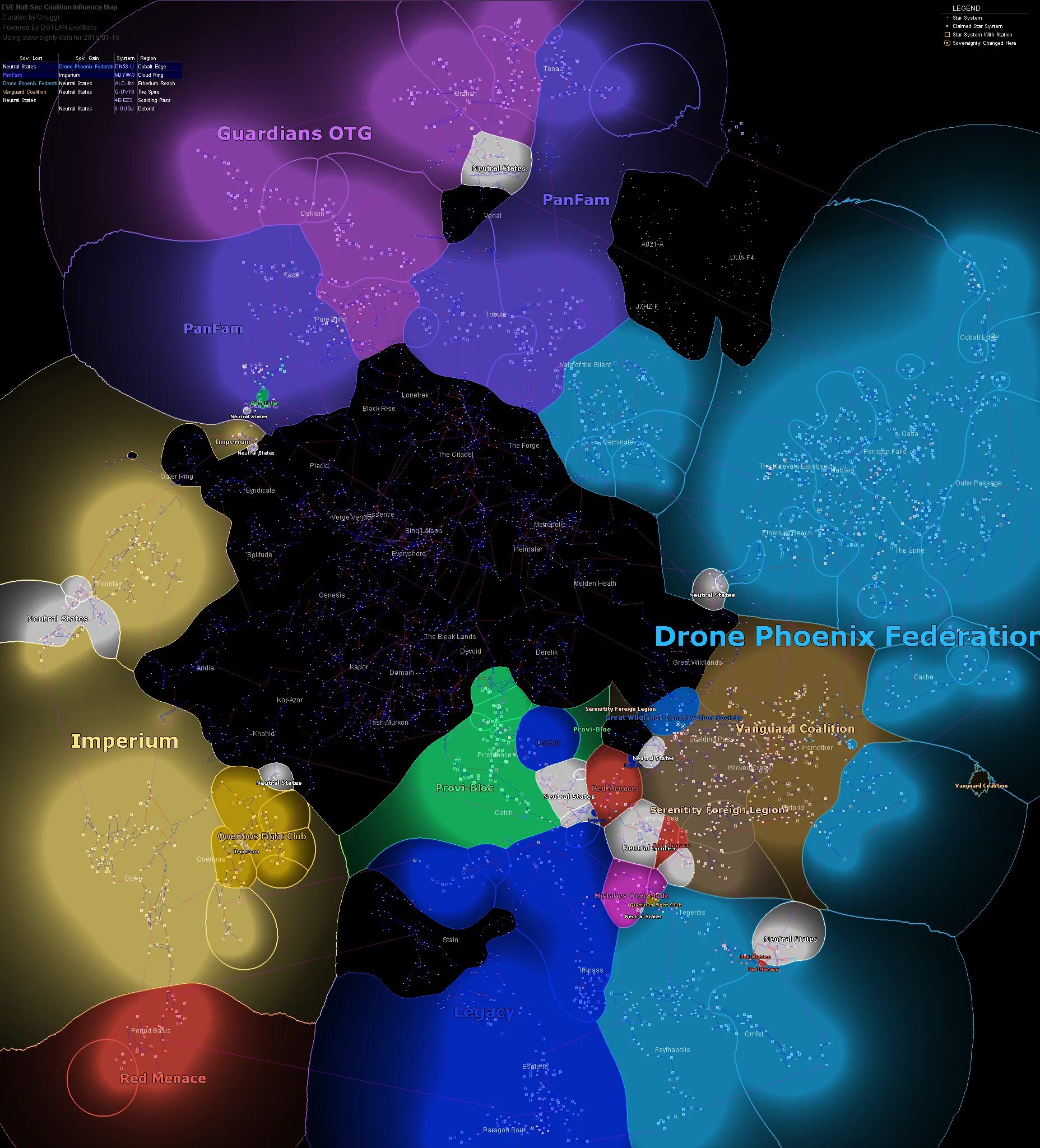 Eve map. Eve map