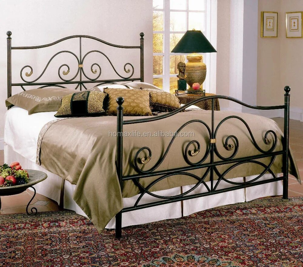 Tempat Tidur Besi Tempa Dekoratif, untuk Kamar Tidur Alibaba.com