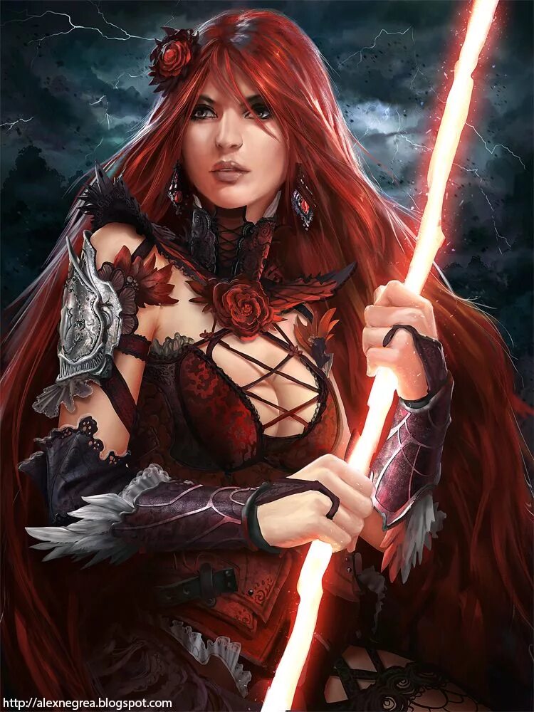 Fantasy woman. Алекс Негреа. Художник Alex Negrea. Legend of the cryptids рыжие. Alex Negrea арт.