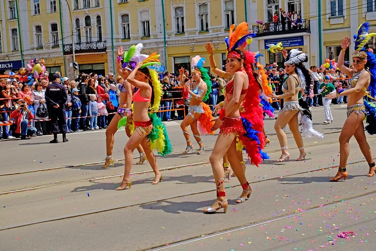 23 июня 2011 г. День города Иркутск. Карнавал Иркутск. Карнавал города Иркутск. Праздник.