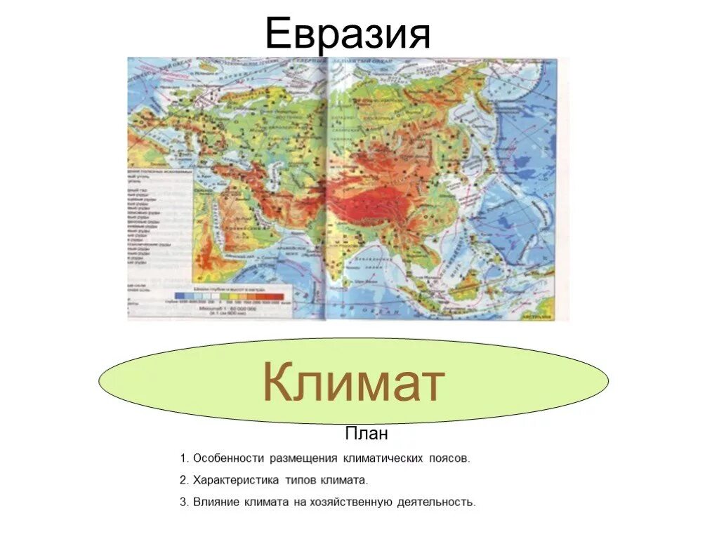 Типы климата Евразии. Презентация климат Евразии. Особенности климата Евразии