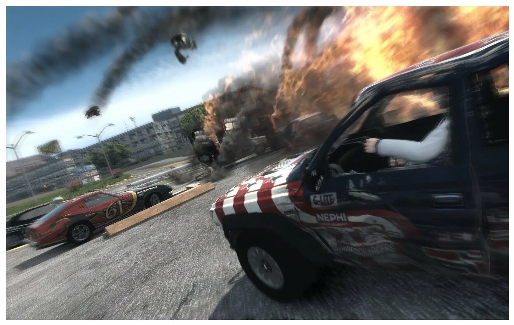 Flatout: ultimate carnage. Флатаут ультимейт карнейдж. Flatout: ultimate carnage. Flatout: ultimate carnage. Flatout: ultimate carnage (2007).