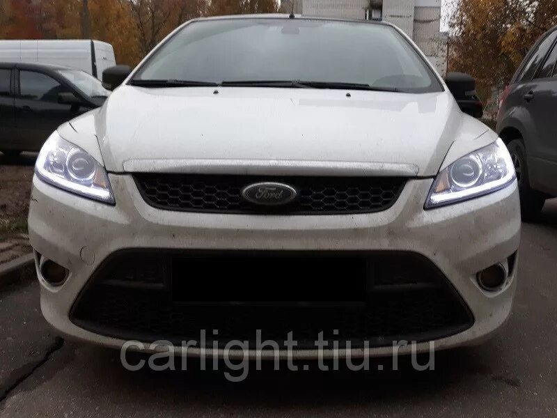 Дхо форд фокус 2. Ford Focus 2 дневные ходовые огни. ДХО Ford Focus 2 Рестайлинг. ДХО Форд фокус 2 дорестайлинг. ДХО Форд фокус 2 дорестайл.