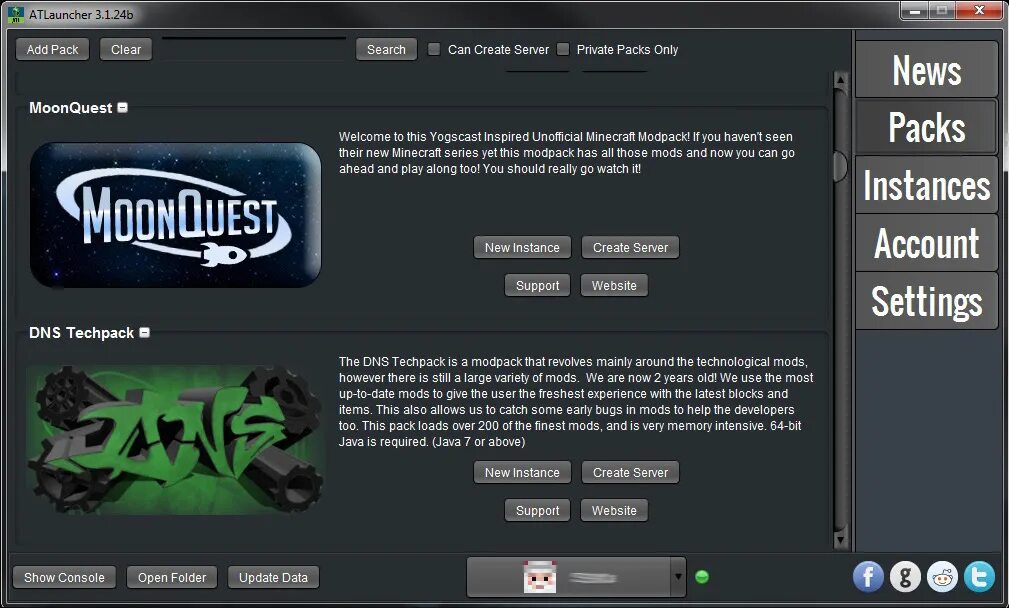 Instance creator