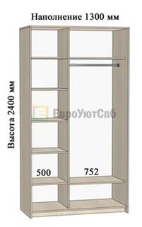 Шкаф высотой 220 см