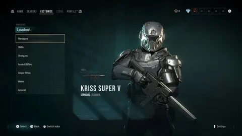 Looks menu