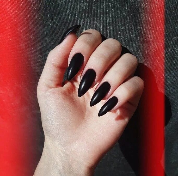 Red and Black and Pointy! Red, Black nails, Red bedding