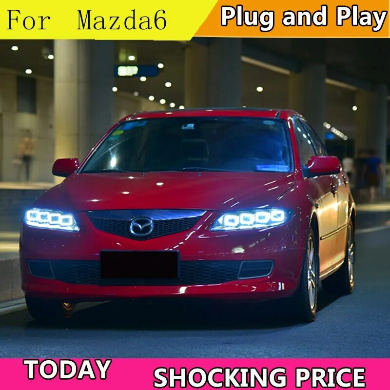 Мазда 6 2020 дхо. Ходовые огни мазда 6. Светодиодные фары мазда 6 2013. Mazda 6 с фарами от мустанга. Mazda 6 светодиодные.