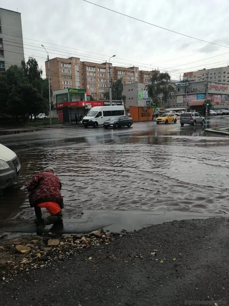 Пенза сильный ливень. Пенза ливень 2023. Пензе потоп город. Спутник ливень Пенза. Пенза без воды