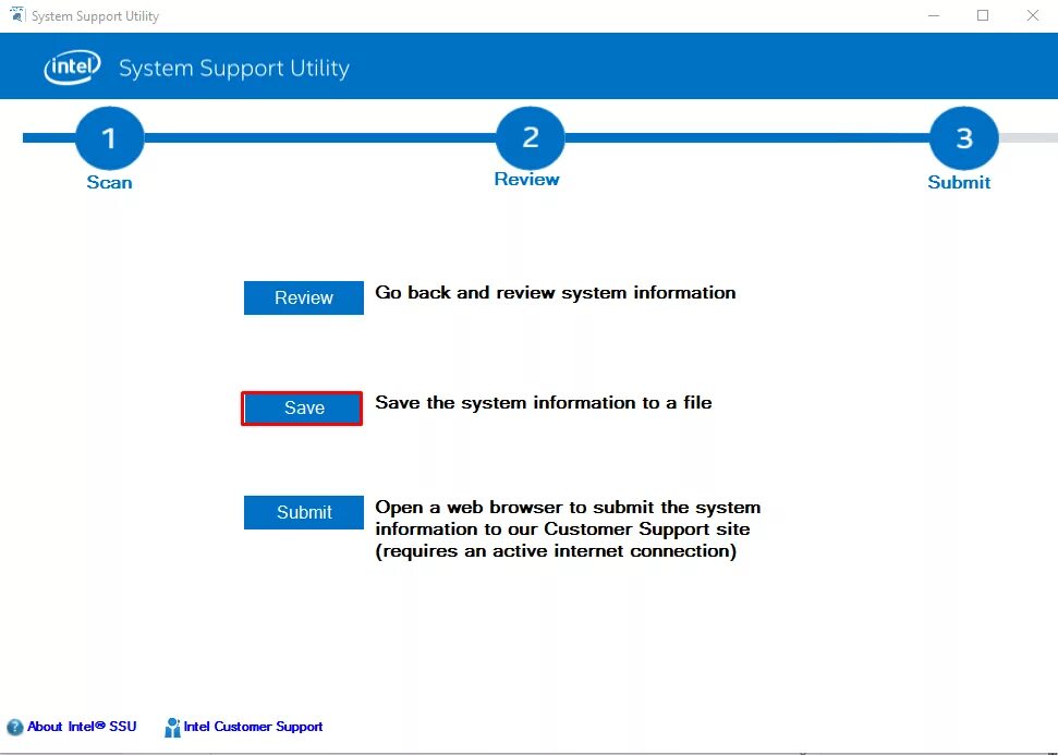 Intel system. 2.5.15 intel® system support utility. information support of drivers.